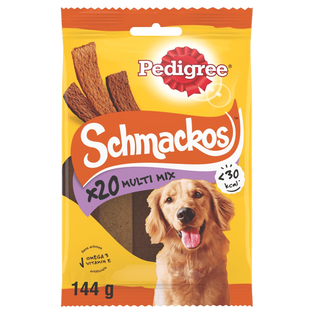 Pedigree® SCHMACKOS™ Récompenses Multi Pour Chien 20 x 7,2g