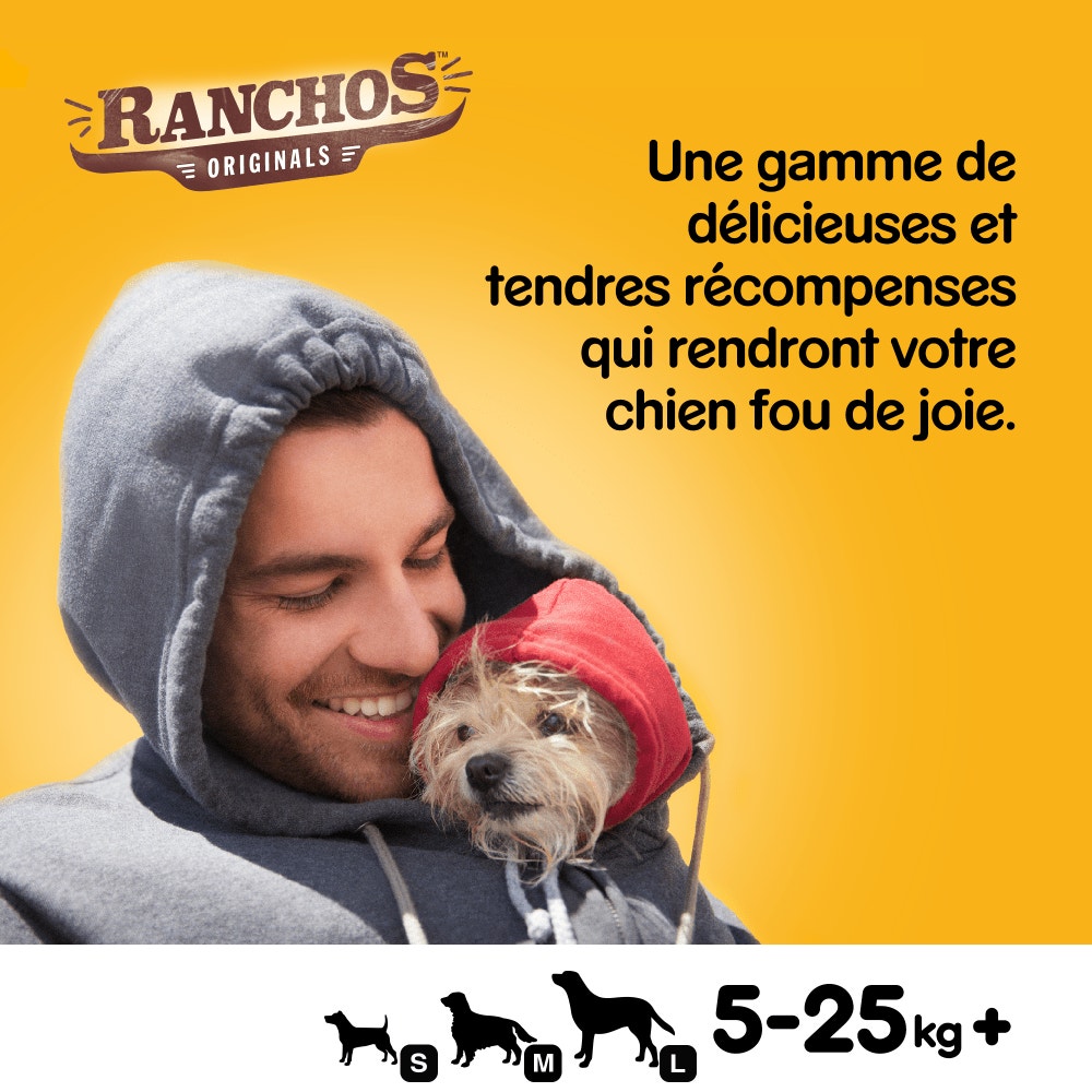 Pedigree® RANCHOS™ Original Récompense Au Bœuf Pour Chien 70g