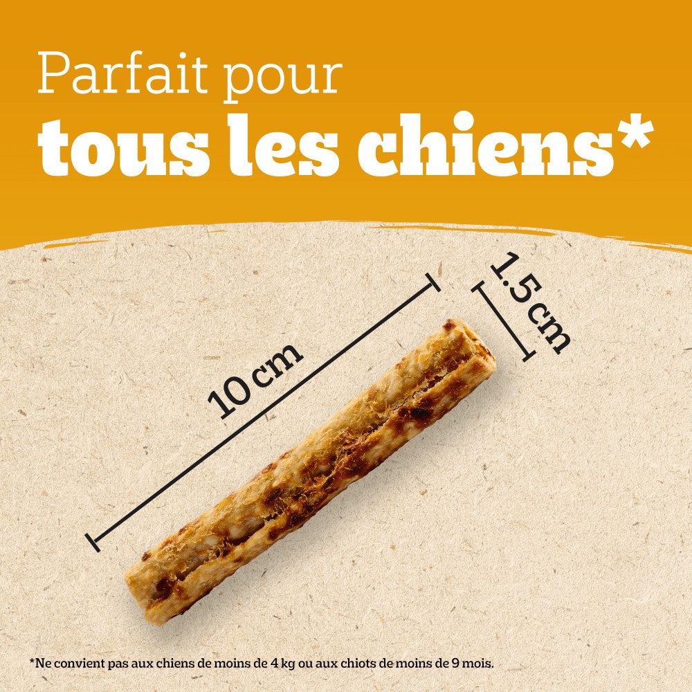 PEDIGREE® RANCHOS™ Lastin Layers Bâtonnets Au Poulet Récompenses Pour Chien Adulte 8x60g