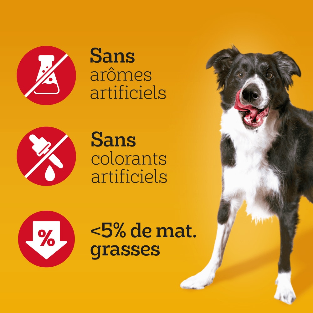 PEDIGREE® RANCHOS™ Twist Bâtonnets Au Canard et À la Dinde Récompenses Pour Chien Adulte 8x60g