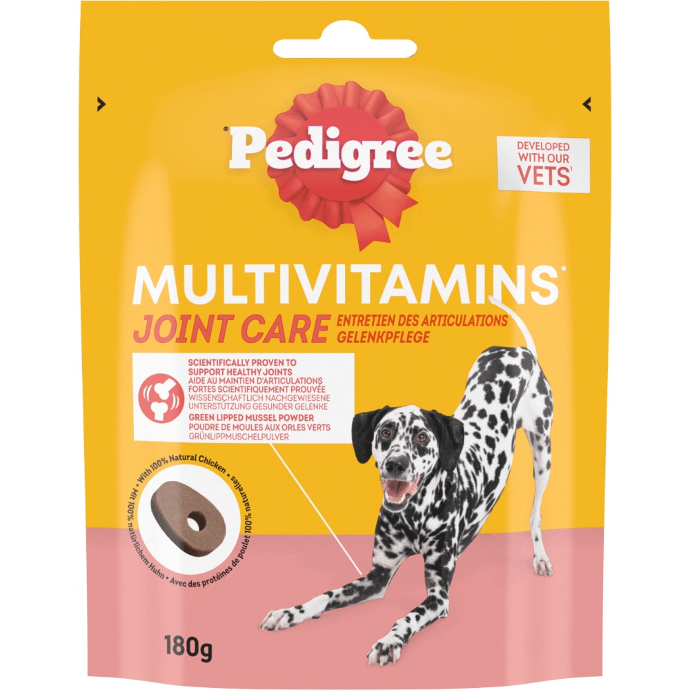 Pedigree® Multivitamins Entretien des articulations Au Poulet Pour Chien Adulte, 180g