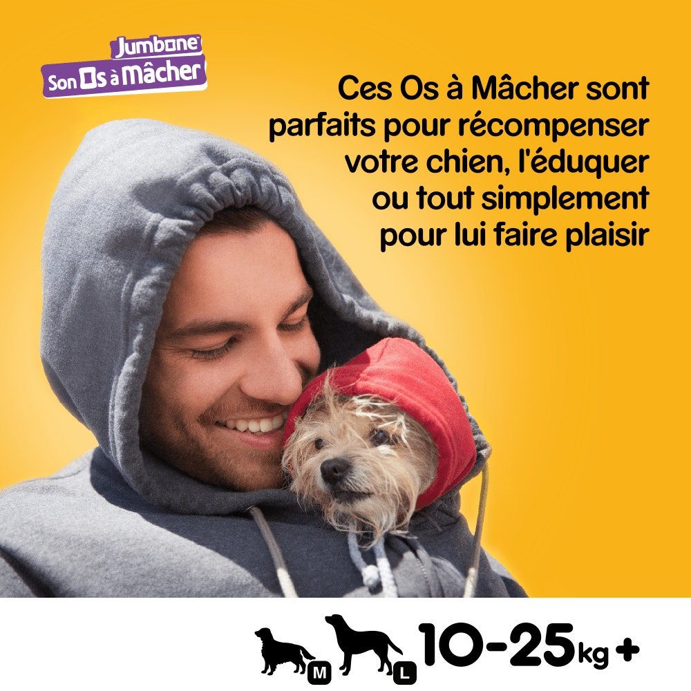 Pedigree® JUMBONE™ Son Os À Macher Récompenses Pour Moyen Chien 2 x 90g