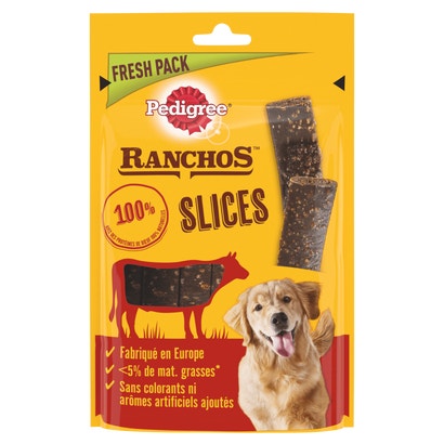 RANCHOS™ Slices Lamelles Au Boeuf Récompenses Pour Chien Adulte