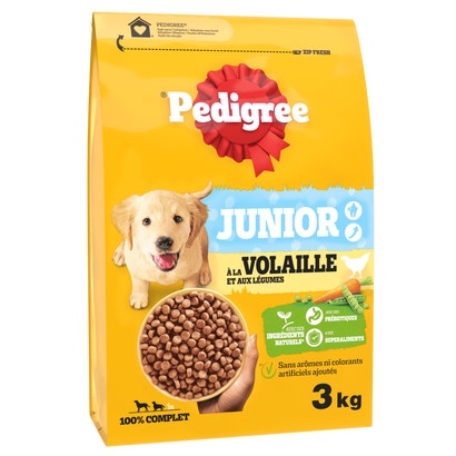 Croquettes À la Volaille et Aux Légumes Pour Chien Junior